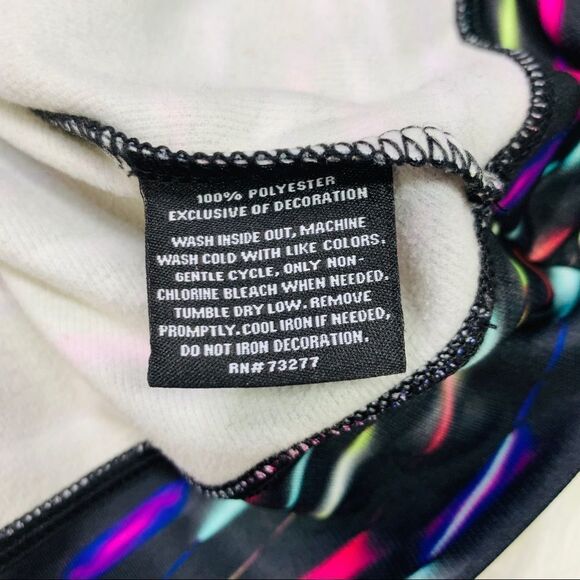 Fila Sport Black Multicolored Half Zip Pullover - Medium - Picture 9 of 10